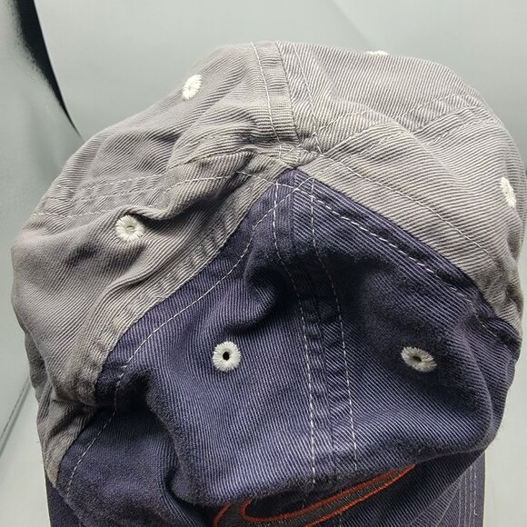 Nike Toddler Cap Adjustable Strap Navy & Gray Durable Cotton Embroidered Swoosh - Picture 10 of 10